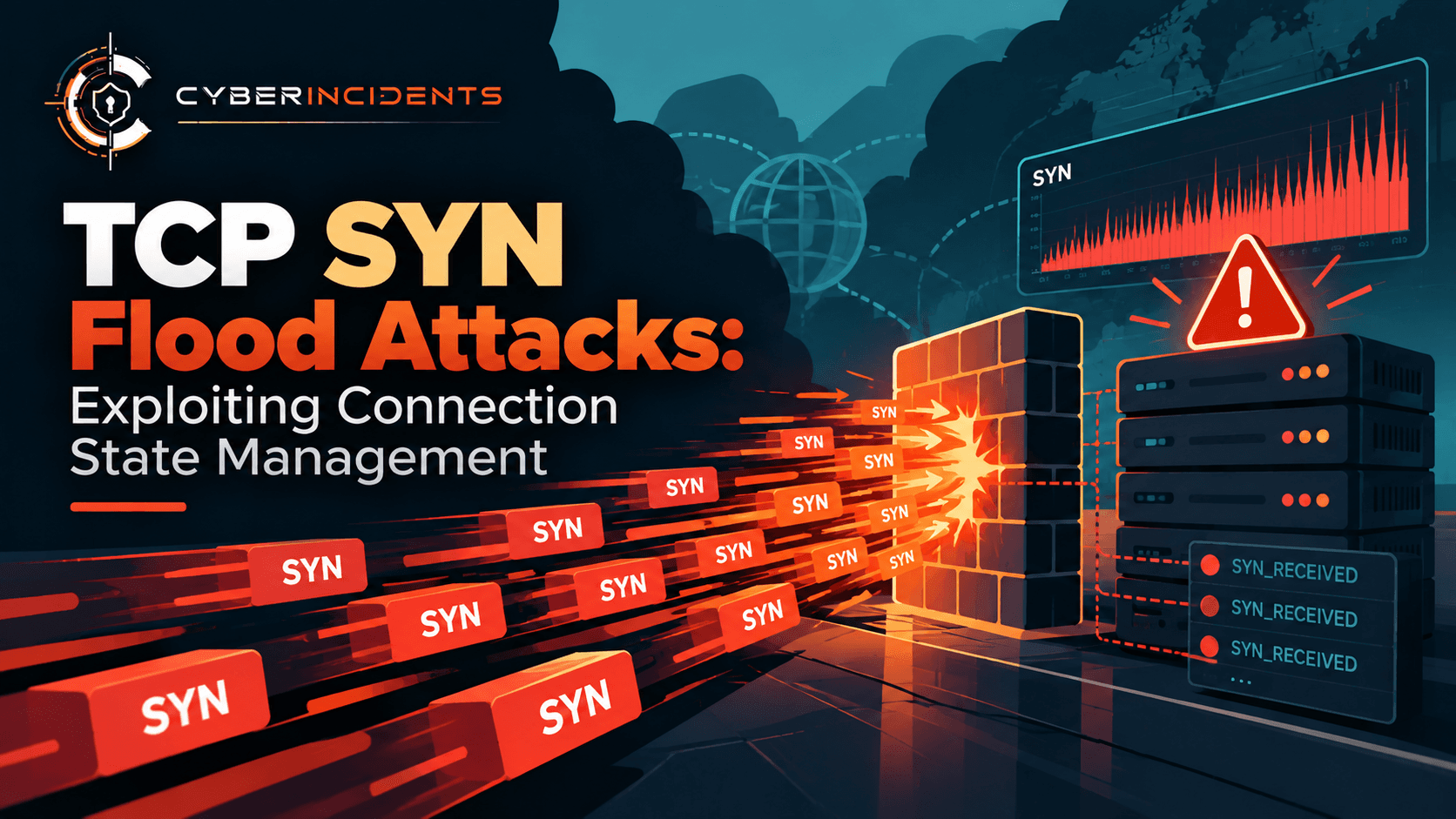 TCP SYN Flood Attacks: Exploiting Connection State Management