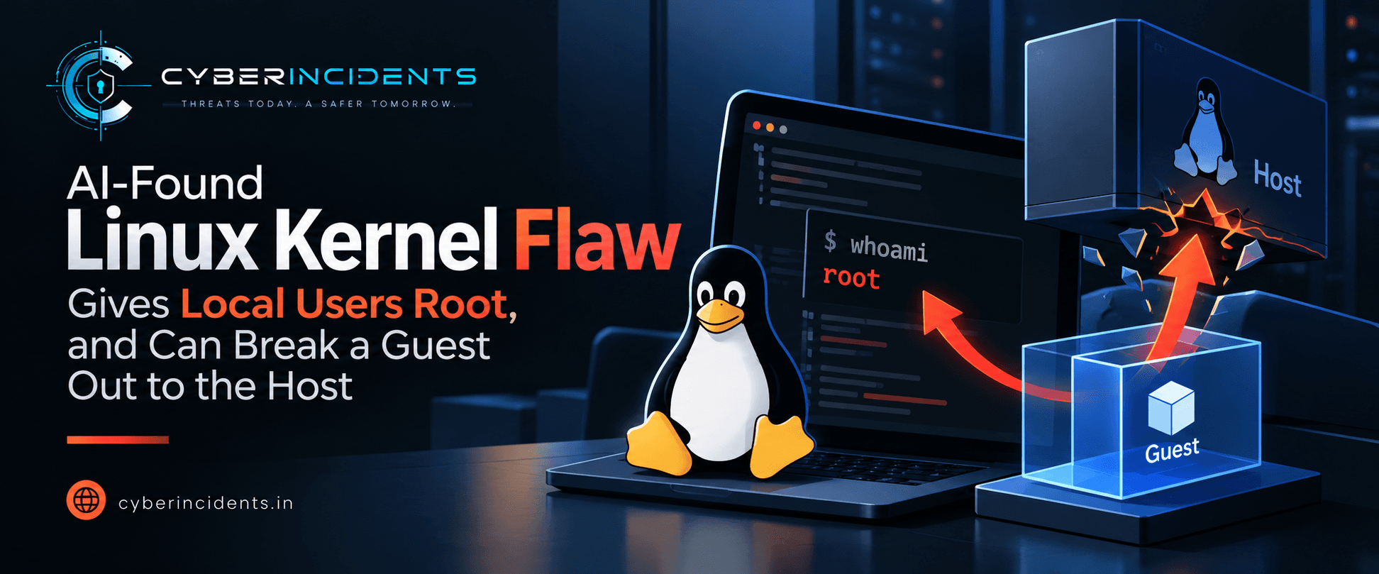 Vghost: AI-Assisted Discovery of Linux Kernel Flaw Enables Root Access and Potential VM Escape