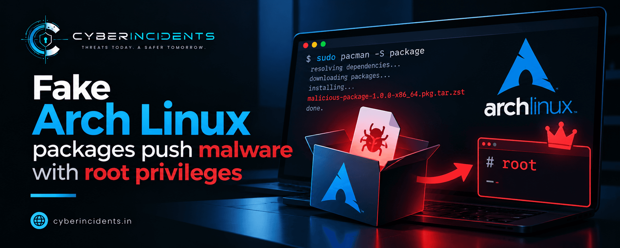 Fake Arch Linux Packages Deliver Malware with Root Privileges Through AUR