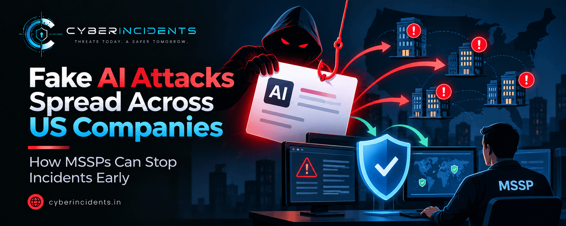 Fake AI Attacks Target US Businesses: How MSSPs Can Detect and Stop Incidents Early